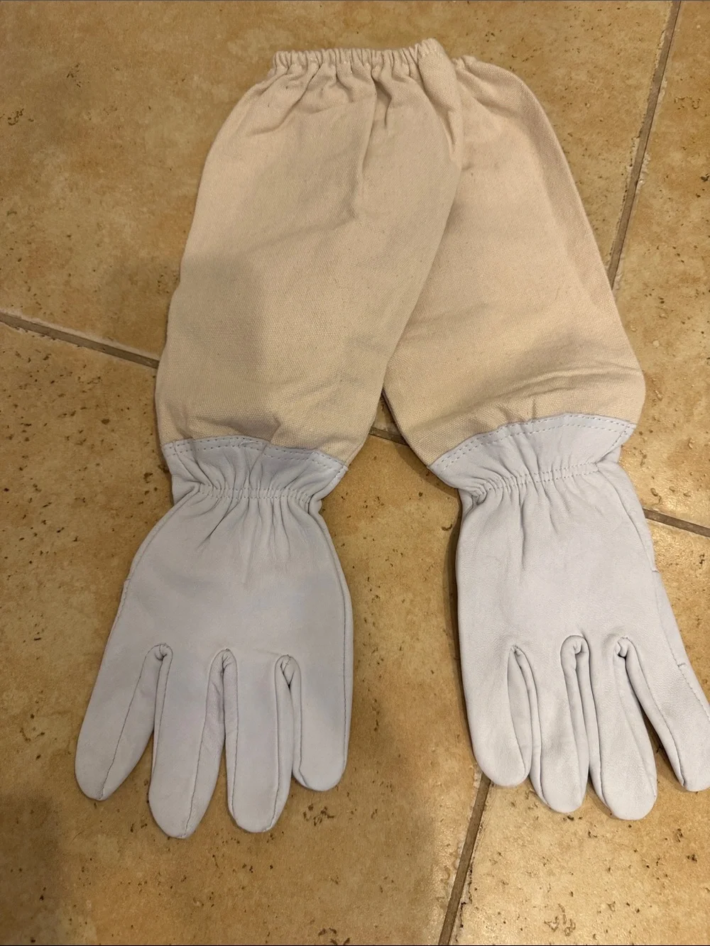 Adult White Beekeeper Costume Hooded Coverall Suit